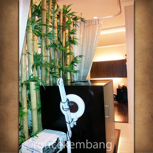 Dekorasi Bambu Poetri Spa - BA17, dekorasi bambu di ruang spa