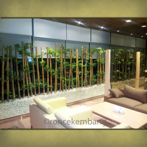  Partisi Bambu  Planter Kaca BA12